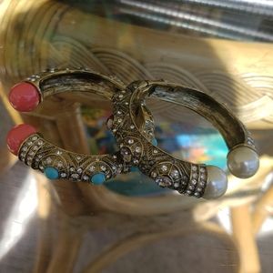 Pair of Signed Heidi Daus Bracelets